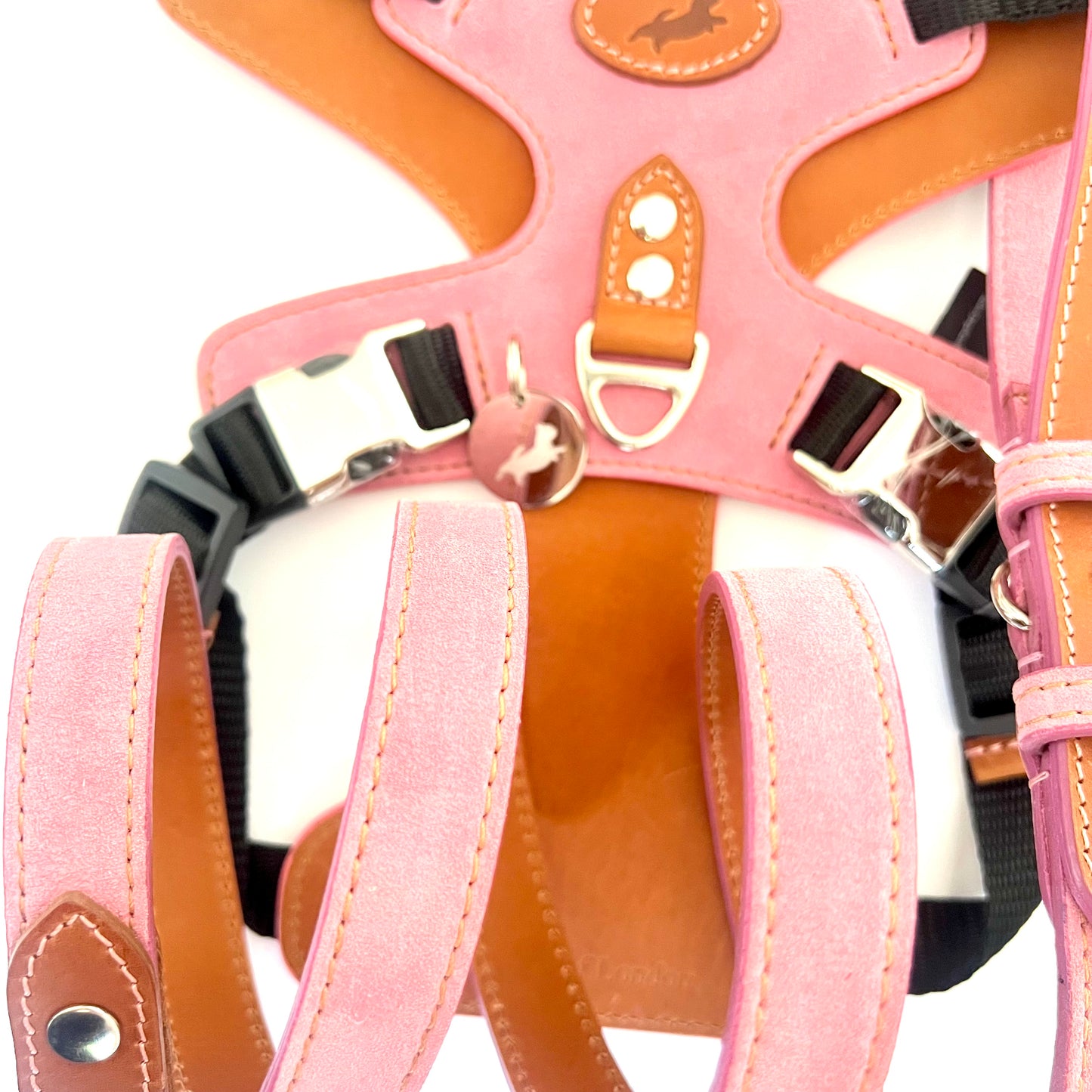 Pink Nubuck Harness
